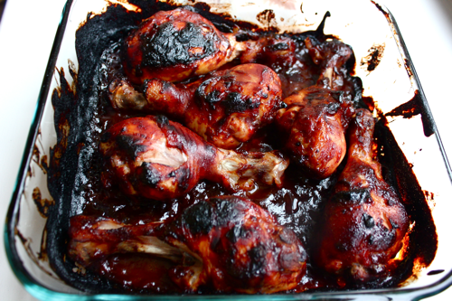 Easy Oven Roasted Barbecue Chicken Legs